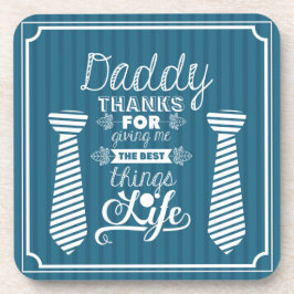 Porta-copo Obrigado de Pai feliz para me dar o melhor