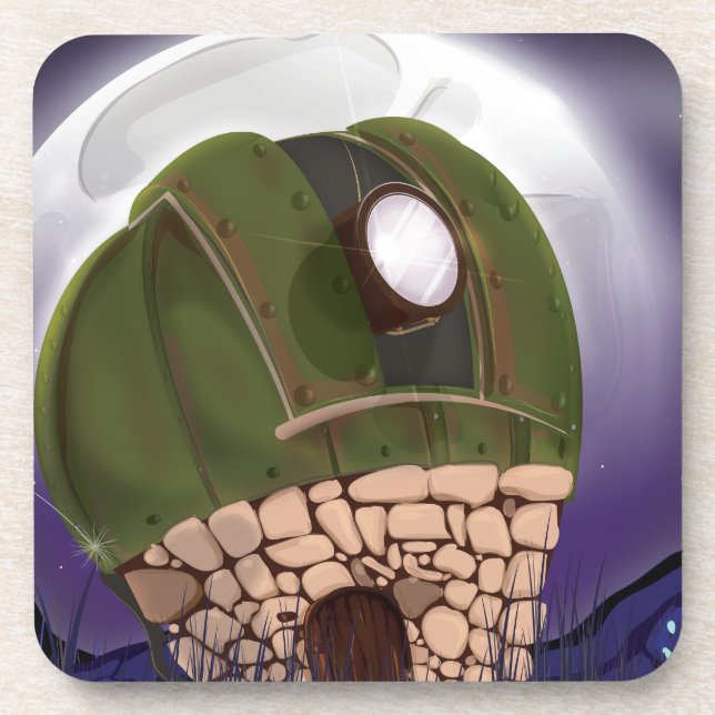 Porta-copo Observatório do Telescópio (Frente)