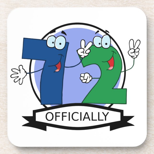 Porta-copo Oficialmente 72 Banner de Aniversário (Frente)