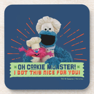 Porta-copo Oh Cookie Monster! Eu tenho algo bom para você