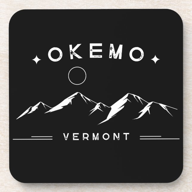 Porta-copo Okemo Montanha Vermont (Frente)
