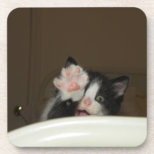 Porta-copo "Olá Kitten", portas copos (Frente)