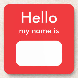 Porta-copo Olá Portas copos Bebidas Frio Quentes Bar de Cock