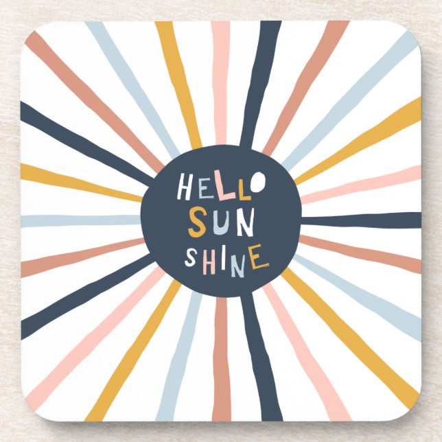 Porta-copo Olá Sunshine (Frente)