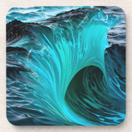 Porta-copo "Ola Tiburón" Onda Azul De Tubarão