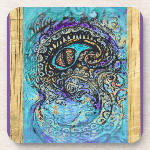 Porta-copo Olho de um Monstro do Mar