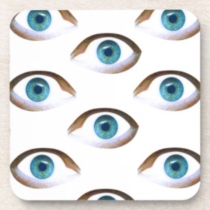 Porta-copo olhos azuis
