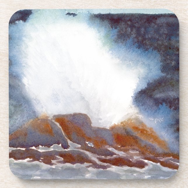 Porta-copo Onda Oceânica (Frente)