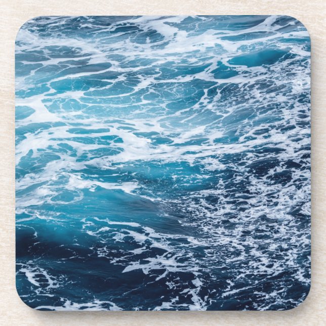 Porta-copo Ondas Blue Ocean Beach (Frente)