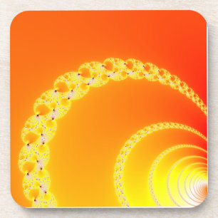 Porta-copo Ondas de Som Arte Fractal