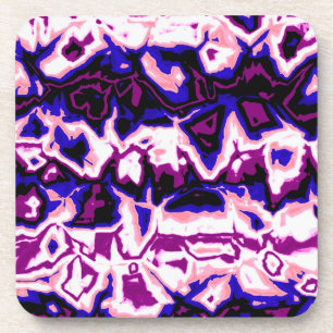 Porta-copo Orgulho Genderfluid Listras Mármore Funky Boho Ret