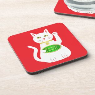 Porta-copo Oriental Lucky Cat