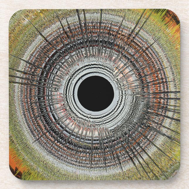 Porta-copo Original spin art (Frente)