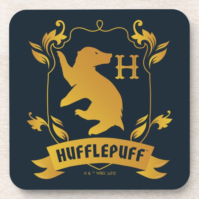 Porta-copo Ornamentado HUFFLUFF™ House Crest (Frente)