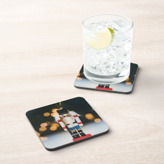 Porta-copo Ornamento de figurino do craqueador de NatalJoe nu (Lado Direito)