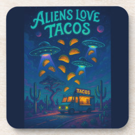 Porta-copo Os Aliens Amam Tacos
