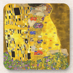Porta-copo Os Amantes Beijam Pintura Acrílica De Arte Bela