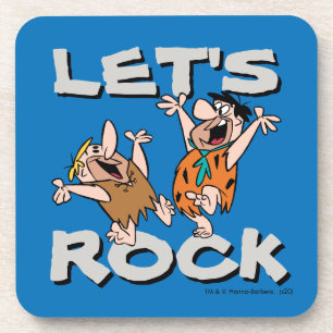 Porta-copo Os Flintstones Fred & Barney - Vamos Rock