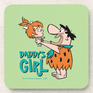 Porta-copo Os Flintstones Fred & Pebbles - Garota Pai