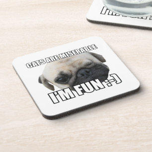 PORTA-COPO OS GATOS SÃO MISERÁVEIS, ESTOU DIVERTIDO:-) MEME