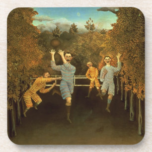 Porta-copo Os jogadores de futebol, 1908 (óleo em canvas)