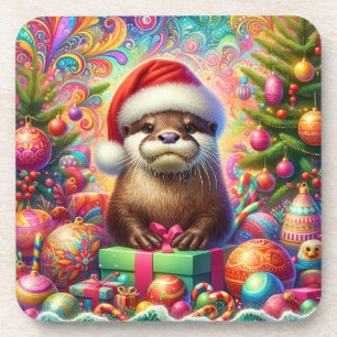 Porta-copo Otter Natal