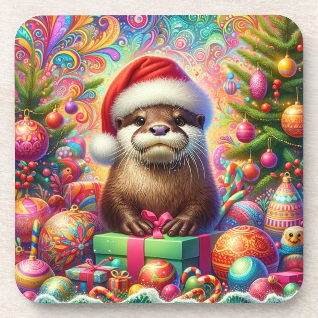 Porta-copo Otter Natal (Frente)