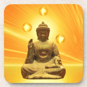 Porta-copo Ouro Buddha