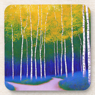 Porta-copo Ouro Canopy - Uma Paisagem Woodland