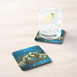 Porta-copo Ouro Natal Baubles Bepra Coaster