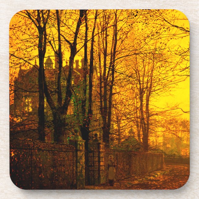 Porta-copo Outubro depois John Atkinson Grimshaw (Frente)