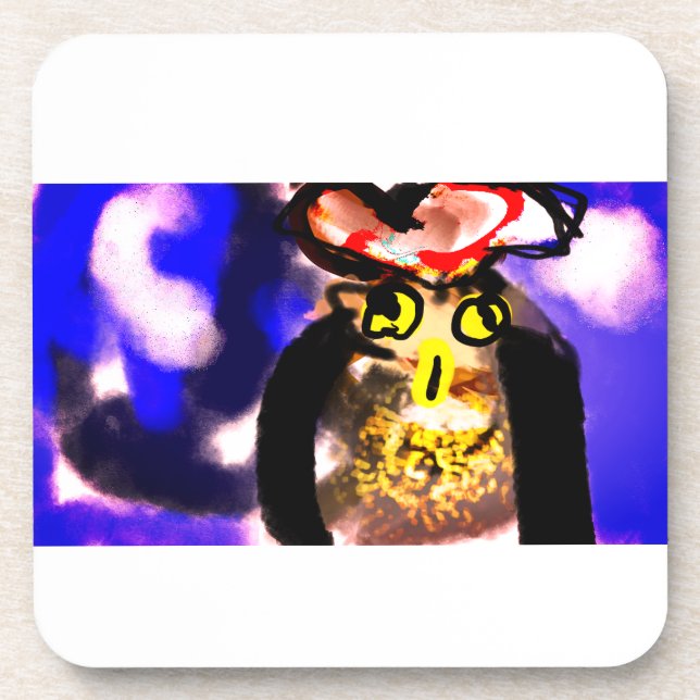 Porta-copo Owl King (Frente)