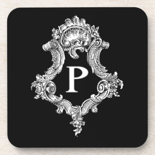 Porta-copo P Monograma inicial