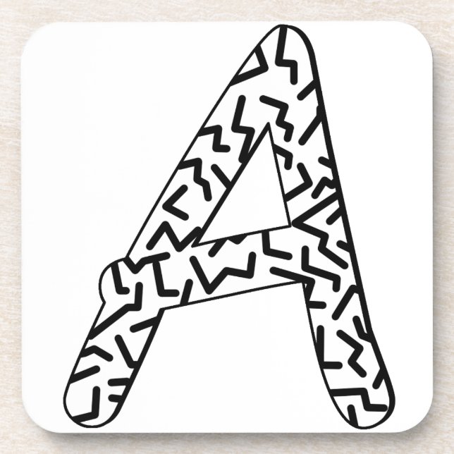 Porta-copo Padrão A distorcido (Frente)