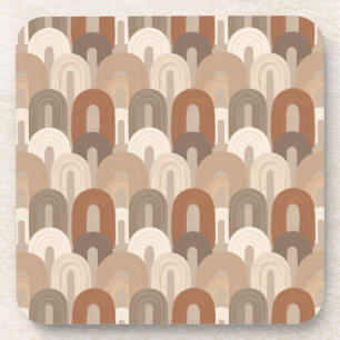 Porta-copo Padrão Abstrato de Arco Neutro