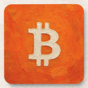 Porta-copo Padrão Bitcoin (Óleo, Estilo: 3)