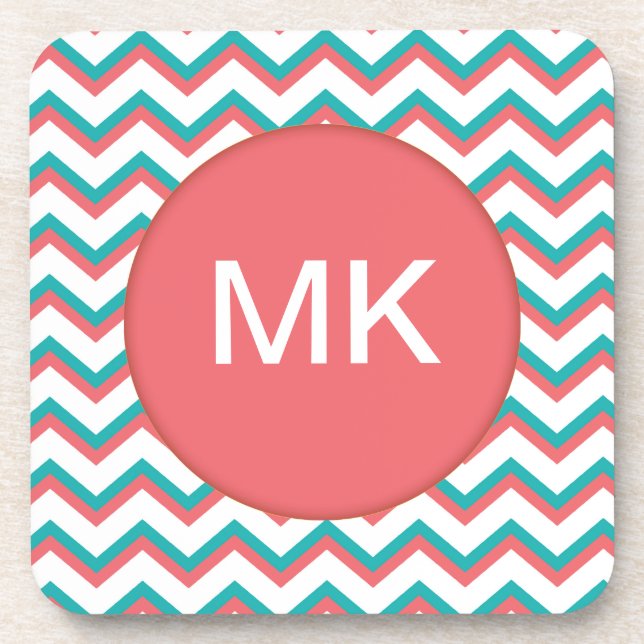 Porta-copo Padrão Chevron Sudoeste (Frente)