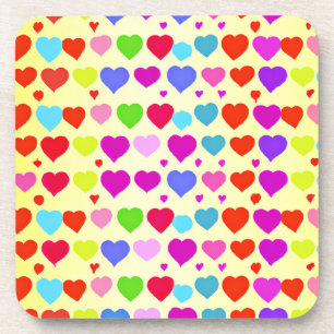 Porta-copo Padrão de Amor Vibrante e Impressionante