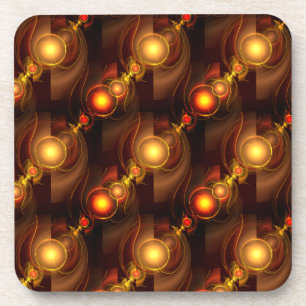 Porta-copo Padrão de Arte Abstrata Boho Elegante Moderno Dour