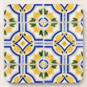 Porta-copo Padrão de azulejo brilhante, Portugal
