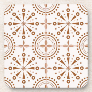 Porta-copo Padrão de azulejos cerâmicos