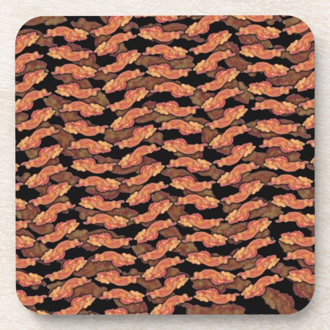 Porta-copo Padrão de bacon (Frente)