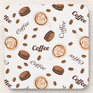 Porta-copo Padrão de café