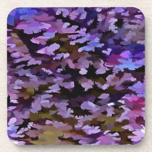 Porta-copo Padrão de Camuflagem Azul, Rosa e Siena