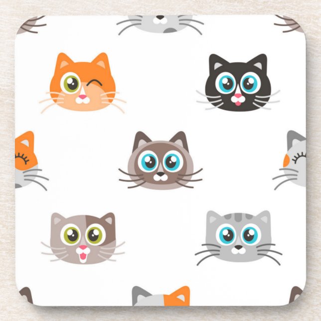 Porta-copo Padrão de Cat (Frente)
