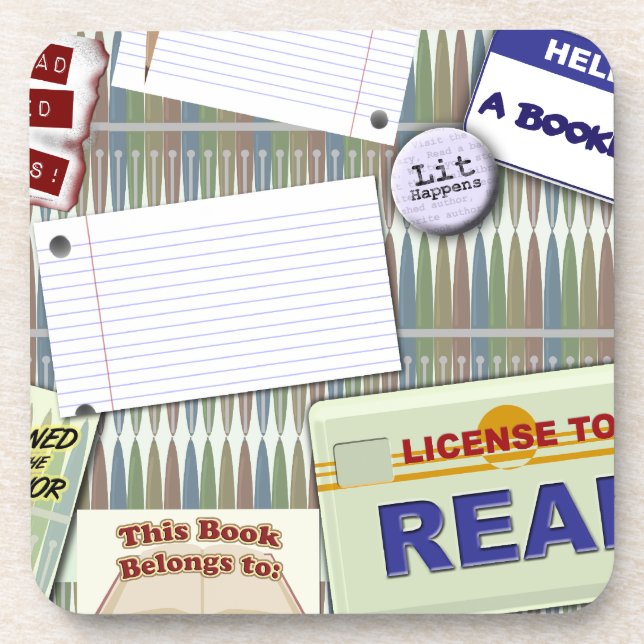 Porta-copo Padrão de Design de Colagem de Estilos Epic (Frente)