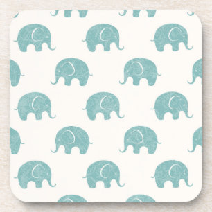 Porta-copo Padrão de elefante de cor lacrimogênea