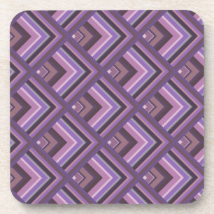 Porta-copo Padrão de escala de faixas Mauve