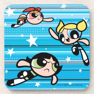 Porta-copo Padrão de Estrela de Raparigas Powerpuff