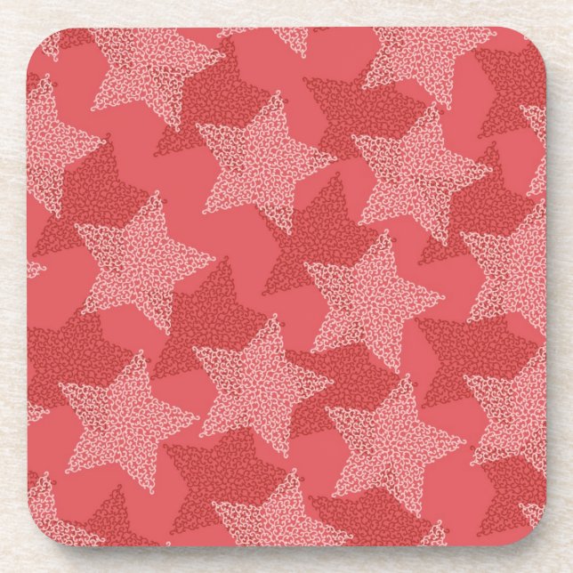 Porta-copo Padrão de estrelas (Frente)